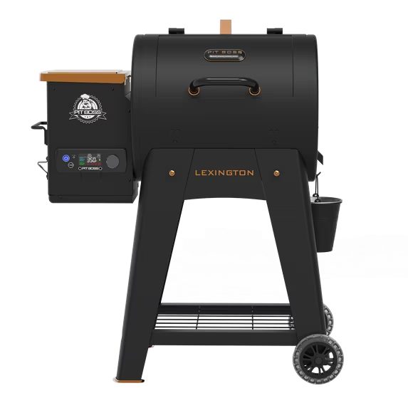 Pit Boss Pellet Smoker, Lexington 500 Square inch Wood Fired Pellet Grill, Onyx Series thumbnail 2
